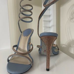 COPY - Rene cavalii blue heels sandals